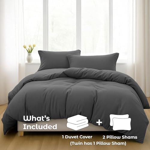 Pure Bedding Duvet Cover Twin/Twin XL Size - 2 Pieces Extra Soft