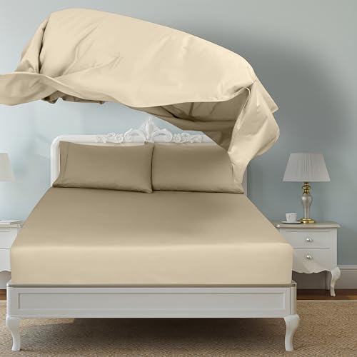 Royale Linens 2 Pack Bulk Flat Sheet Set - Top Sheets - Soft 1800