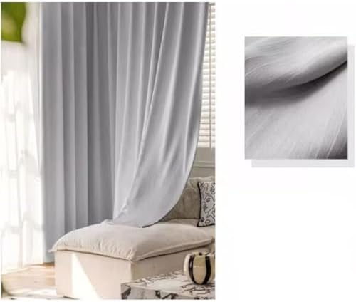 Beydodo Curtains for Bedroom 63 Inch Length, Darkening Curtains for