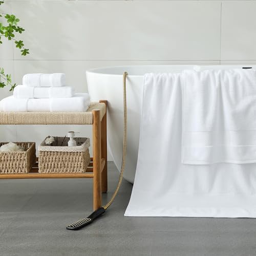 Simple&Opulence Premium 100% Cotton Towel Set 6 Piece,Soft Absorbent