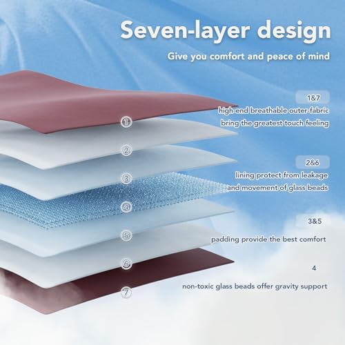 Topcee Weighted Blanket for Adults (20 lbs, 60" x 80") Queen Size Soft