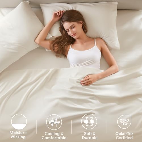 Comfort Spaces Coolmax Moisture Wicking Cooling Sheet Set, Queen