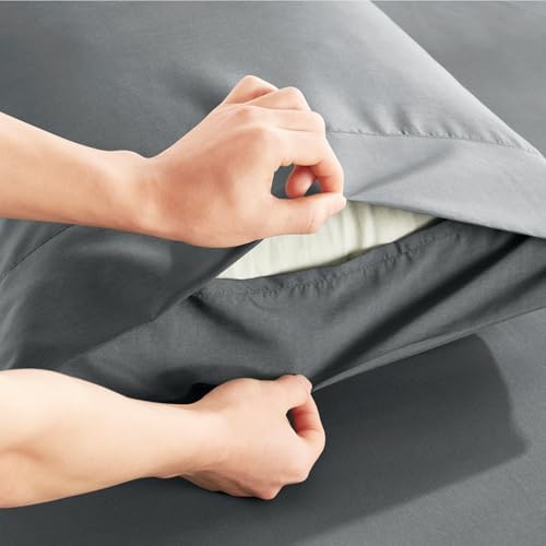 Hearth & Harbor 3 Piece Twin XL Sheets Set - 60% Microfiber, 40% Rayon