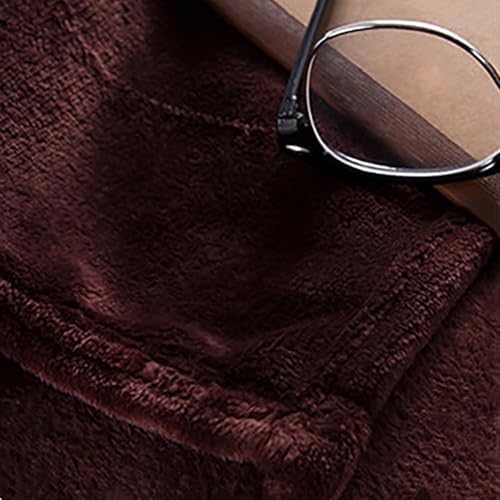 Solid Flannel Fleece Blanket,Plush Throw Fuzzy Lightweight Microfiber