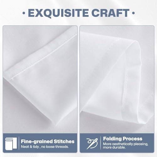 Lavisun King Size Flat Sheets Only, 6 Pack Soft Brushed Microfiber