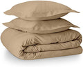 100% Egyptian Cotton 3 Piece CalKing Duvet Cover and Pillow Shams