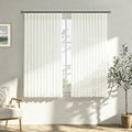 Cream Pinch Pleated Curtains 63 Inch Length for Living Room