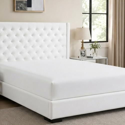 Texas Linen 100% Egyptian Cotton Fitted Sheet Queen Size - Luxury 1500