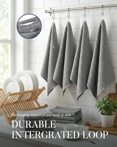 Bumble Kitchen Towels (6-Pack), 16"x28", 100% Cotton Dish Towels