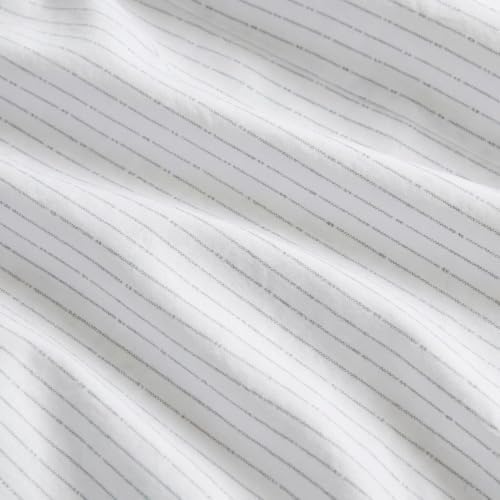 Nautica - Queen Cotton Percale Sheet Set with Matching Pillowcases