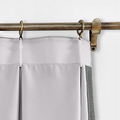 Frelement Blackout Window Curtain Panels, Light Blocking Drapes with