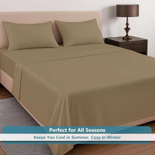 Ready To Rest 100% Egyptian Cotton Full Sheet Set - 4 Piece Sheets