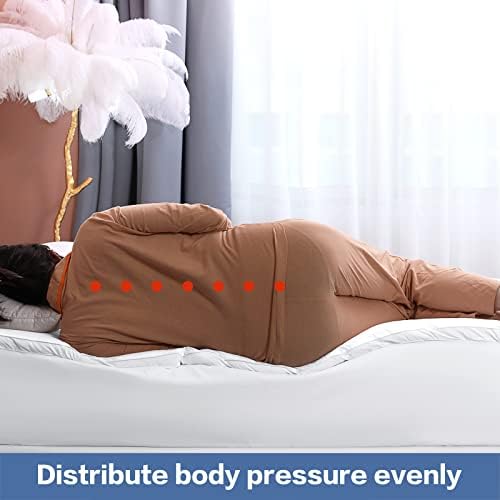 COHOME Queen Mattress Topper, Extra Thick Cooling Mattress Pad,Classic