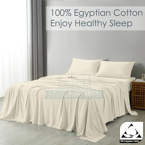 SlumberWell 5 Piece Split King Sheet Set for Adjustable Bed, 100%