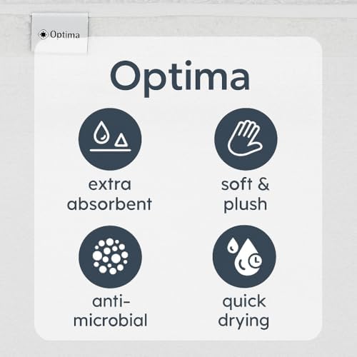Optima Collection Platinum Level 13 Inch x 13 Inch Cotton White