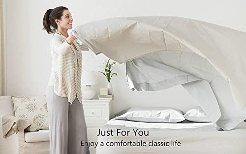 3-Piece Zipper Closure Duvet Cover Set (1 Duvet Cover & 2 Pillowcase)