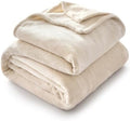 COOVA Fleece King Size Blankets for Bed 90x102 Inches, Ultra Soft Cozy