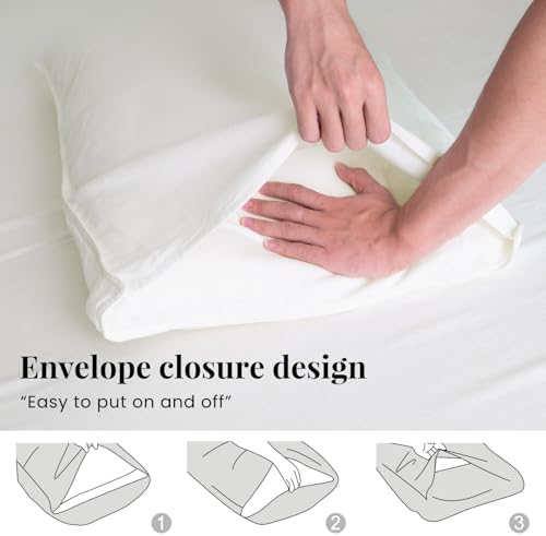 Linen Duvet Cover Set King Size 3PC,Linen Blend Duvet Cover with