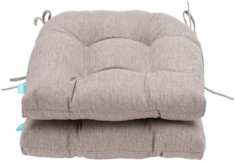 QILLOWAY Outdoor Patio Cushions Set of 3, Wicker Furniture Cushions