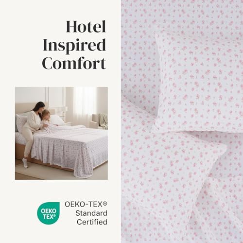 Modern Threads 4-Piece Ultra Soft Microfiber Bed Sheets Set, Wrinkle