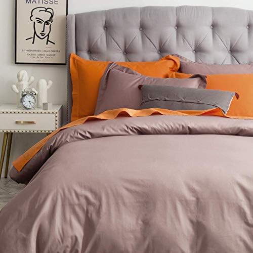 1 Piece Premium Duvet Cover Set 100% Pure Natural Cotton 600 Thread