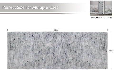 Bathroom Runner Rugs, Extra Soft Absorbent Bath Rugs, Non-Slip, Quick