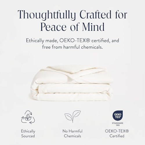 Brooklinen Percale Duvet Cover Crisp & Cooling - Full/Queen, Cream