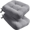 Codi Dining Chair Cushions 2 Pack, Thick Memory Foam Kitchen Seat Pads