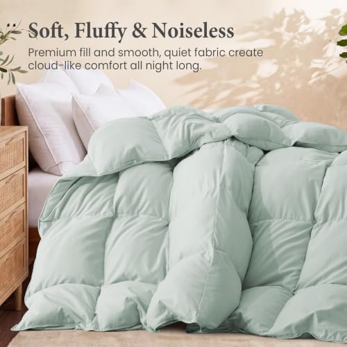 Joysoul Feather Down Fiber Comforter Queen Size - All Season Ultra
