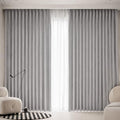 Blackout Linen Curtains for Bedroom and Living Room, Thermal Insulated