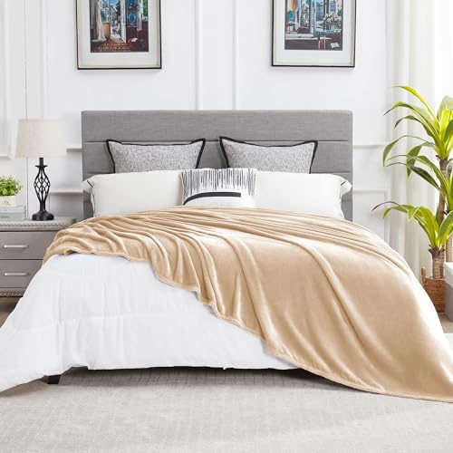 DREAMNINE Extra Large Fleece Blanket Soft Comfy Fluffy Bed Blankets