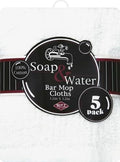 Ritz White Cotton Bar Mop Dish Cloth 5 pk
