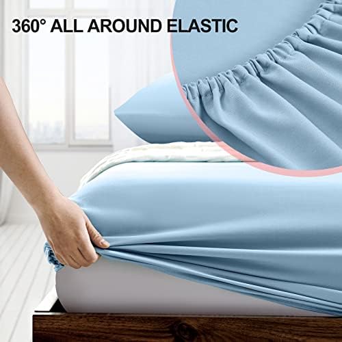 FreshCulture California King Fitted Sheet Only - Hotel Quality Fitted