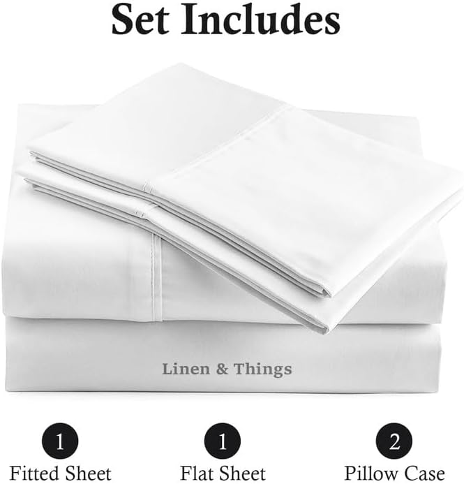 King Size Sheet Sets - 4 Piece 800 Thread Count Egyptian Cotton