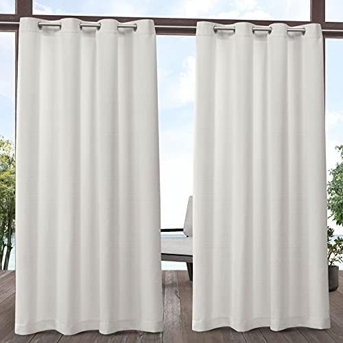 EXCLUSIVE HOME Aztec Indoor/Outdoor Grommet Top Curtain Panel Pair