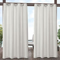 EXCLUSIVE HOME Aztec Indoor/Outdoor Grommet Top Curtain Panel Pair
