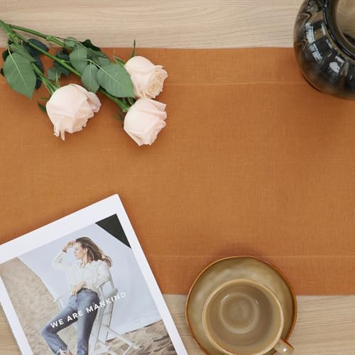 Linen Table Runner 108 Inches Long 100% French Linen Table Runners