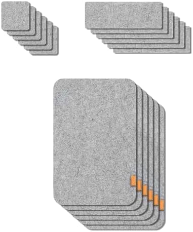Multipurpose Felt Placemat Bundle 6PCs Stainproof Thermal Insulation