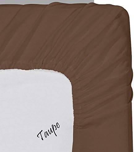 American Linen Egyptian Cotton Sateen Hotel Classic Taupe Solid 1000