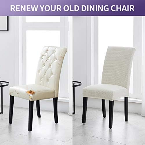 Joccun Chair Covers for Dining Room Set of 4, Dining Chair Slipcovers