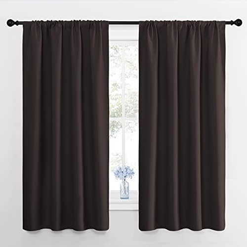 LITTLE BIRD Easy Rod Pocket Hanging Option Blackout Curtains for