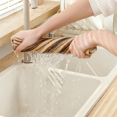 SALAS Premium Cotton Kitchen Dish Towels for Drying Dishes,Large Long