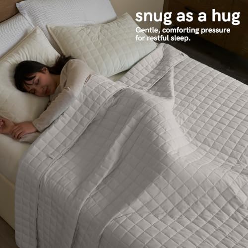 YnM 15lbs Weighted Blanket for Adults, Heavy Bed Throw Blanket with
