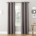 No. 918 Montego 2-Pack Casual Textured Semi-Sheer Grommet Curtain