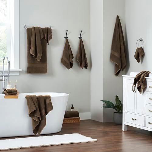 Luxury Cotton & Rayon from Bamboo Towel Set of 12