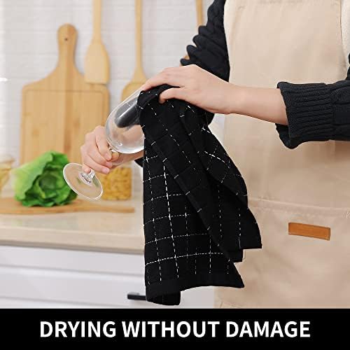 Homaxy 100% Cotton Kitchen Dish Cloths