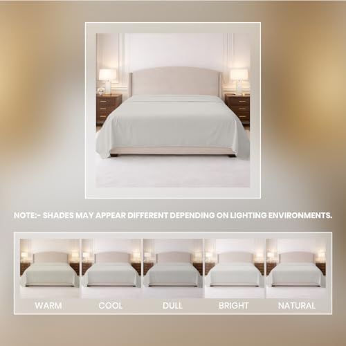 Kotton Culture 100% Egyptian Cotton 1 Pc Flat Sheet - 600 Thread