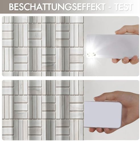 3D Brick Texture Blackout Curtains Minimalist Nordic Style