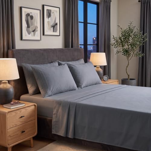 Mellanni King Sheet Set - 6-Piece Iconic Collection Bedding