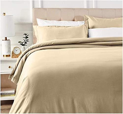 Full/Queen Cotton Duvet Cover - 800 Thread Count Sateen Weave 3 Piece